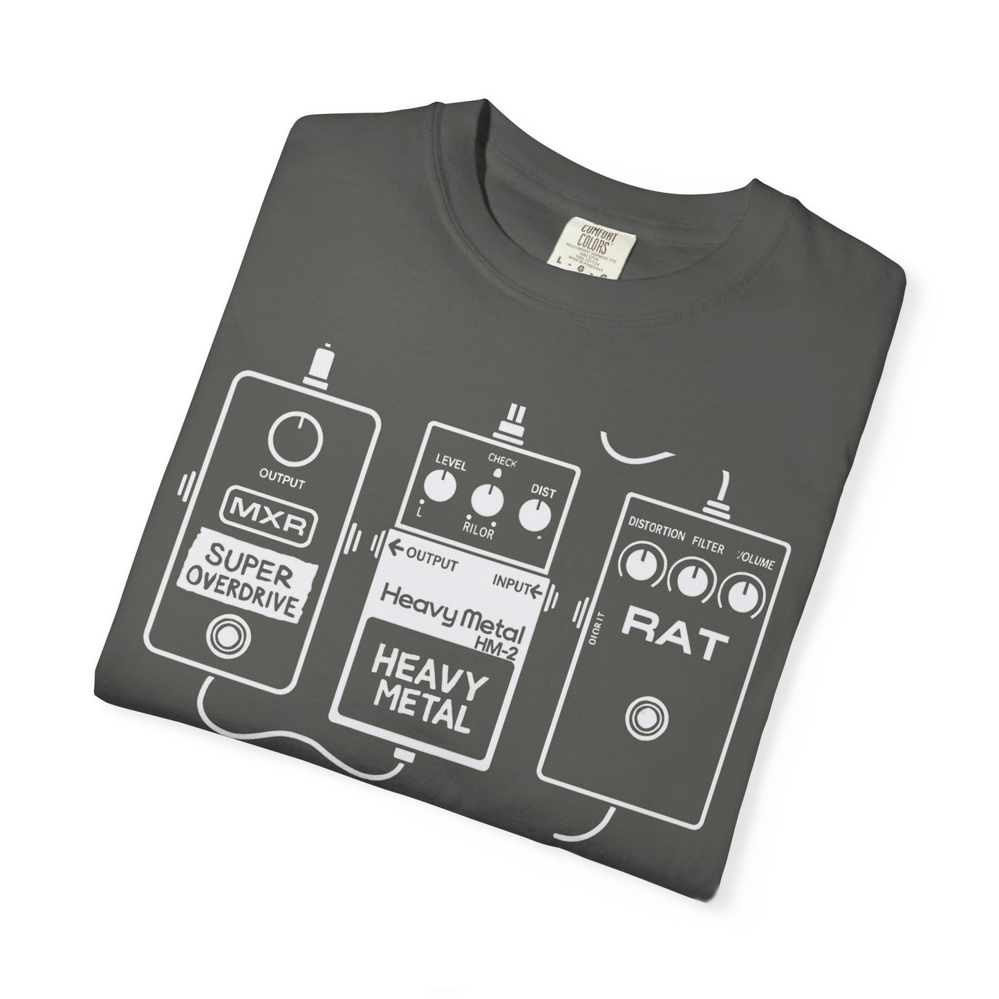 "Metal" Guitar Pedal T-Shirt — for Heavy Tone Lovers