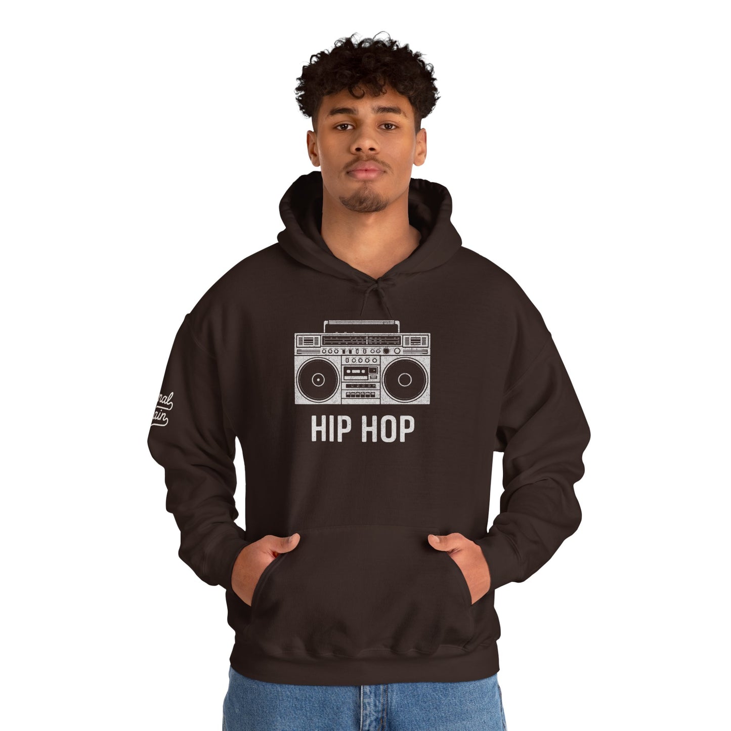 Hip Hop Boombox Hoodie – Retro Unisex Sweatshirt for Old School Music Lovers & Streetwear Fans