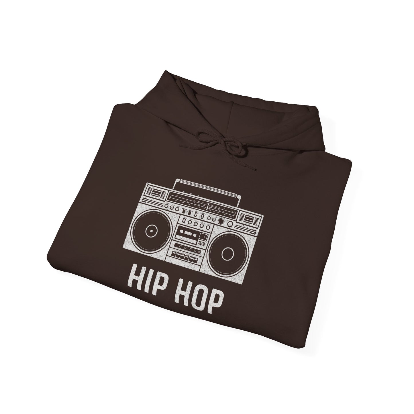 Hip Hop Boombox Hoodie – Retro Unisex Sweatshirt for Old School Music Lovers & Streetwear Fans