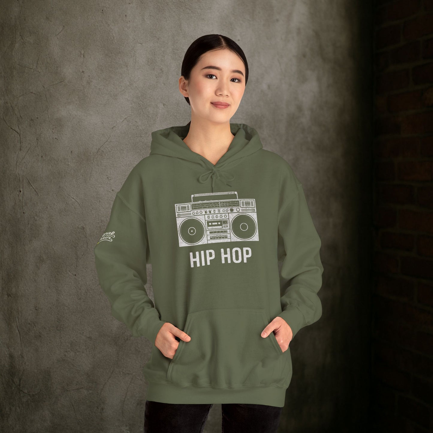 Hip Hop Boombox Hoodie – Retro Unisex Sweatshirt for Old School Music Lovers & Streetwear Fans