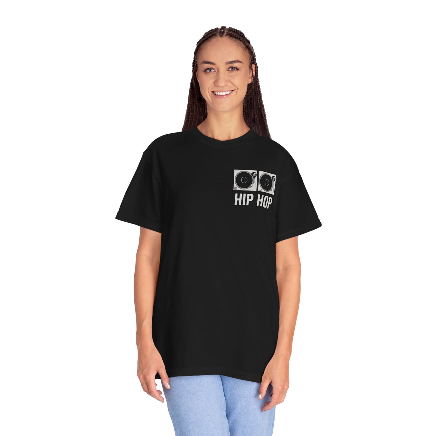 "Hip Hop" Turntable T-Shirt — for DJs, Producers, and Hip Hop Heads