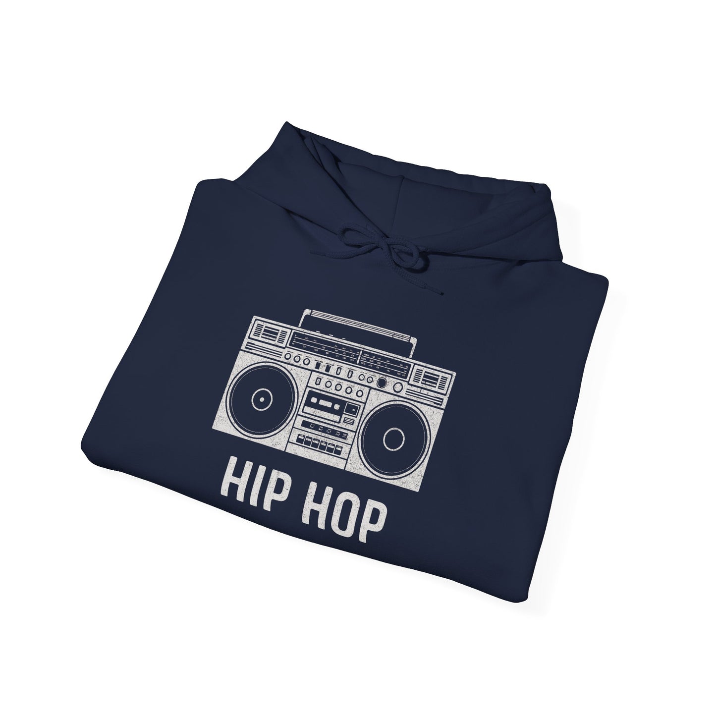 Hip Hop Boombox Hoodie – Retro Unisex Sweatshirt for Old School Music Lovers & Streetwear Fans