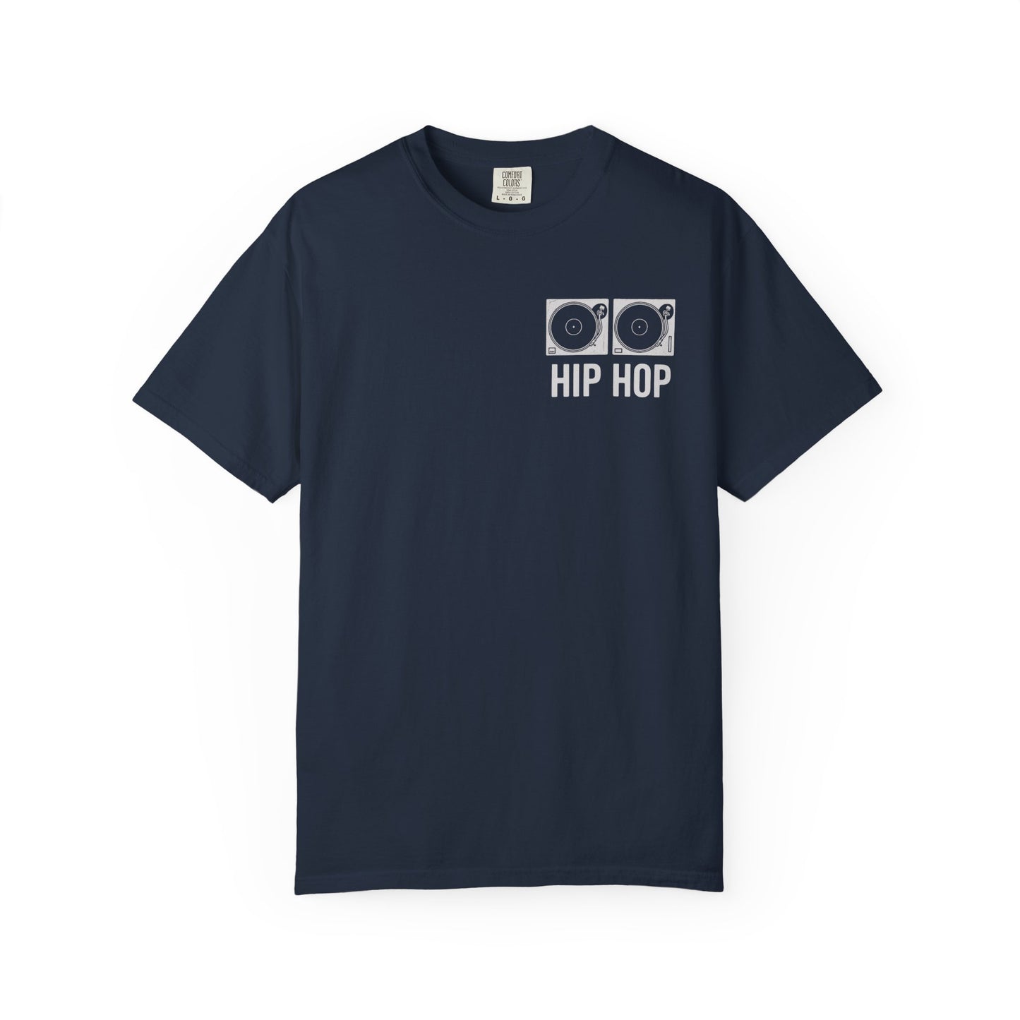 "Hip Hop" Turntable T-Shirt — for DJs, Producers, and Hip Hop Heads
