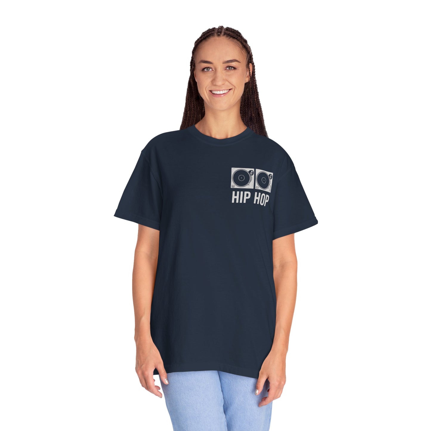 "Hip Hop" Turntable T-Shirt — for DJs, Producers, and Hip Hop Heads