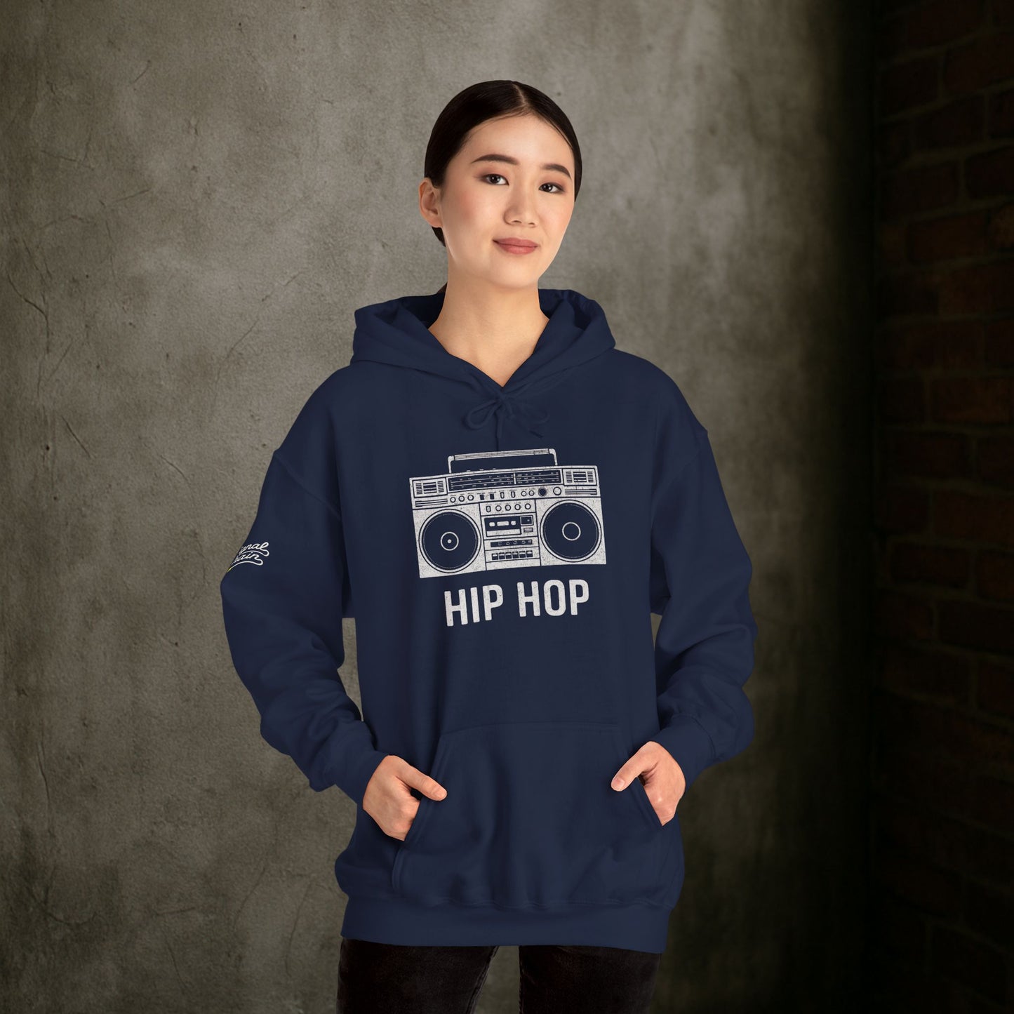 Hip Hop Boombox Hoodie – Retro Unisex Sweatshirt for Old School Music Lovers & Streetwear Fans