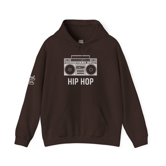 Hip Hop Boombox Hoodie – Retro Unisex Sweatshirt for Old School Music Lovers & Streetwear Fans