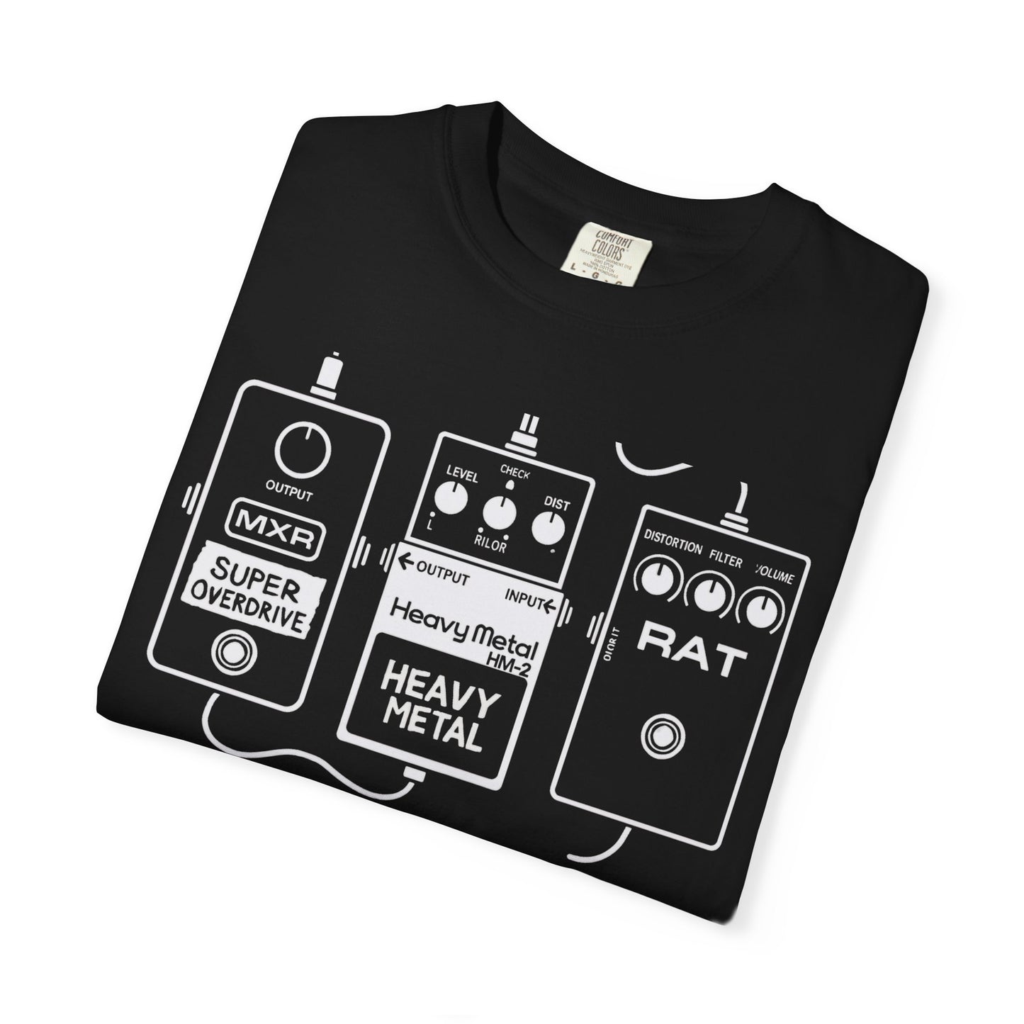 "Metal" Guitar Pedal T-Shirt — for Heavy Tone Lovers
