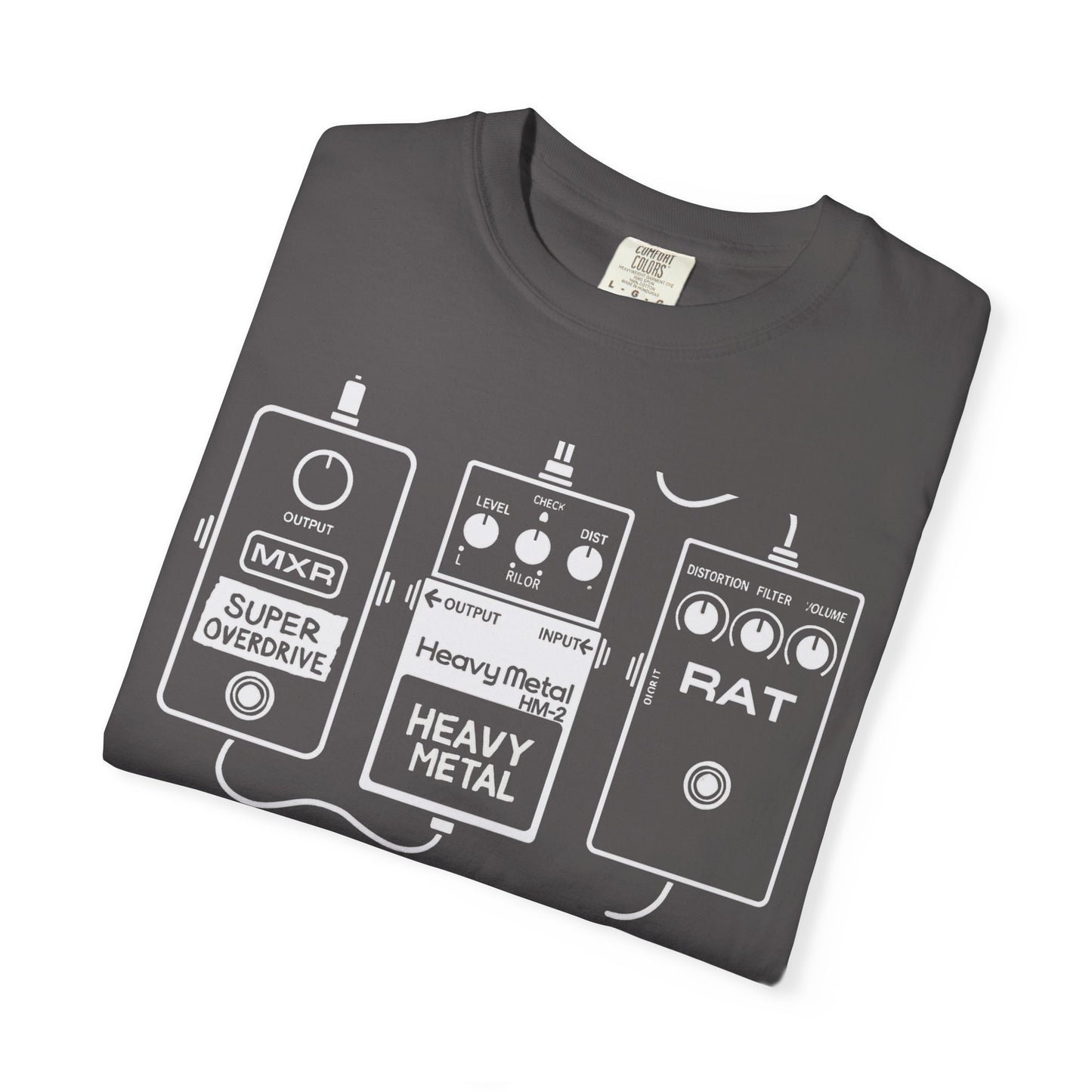 "Metal" Guitar Pedal T-Shirt — for Heavy Tone Lovers