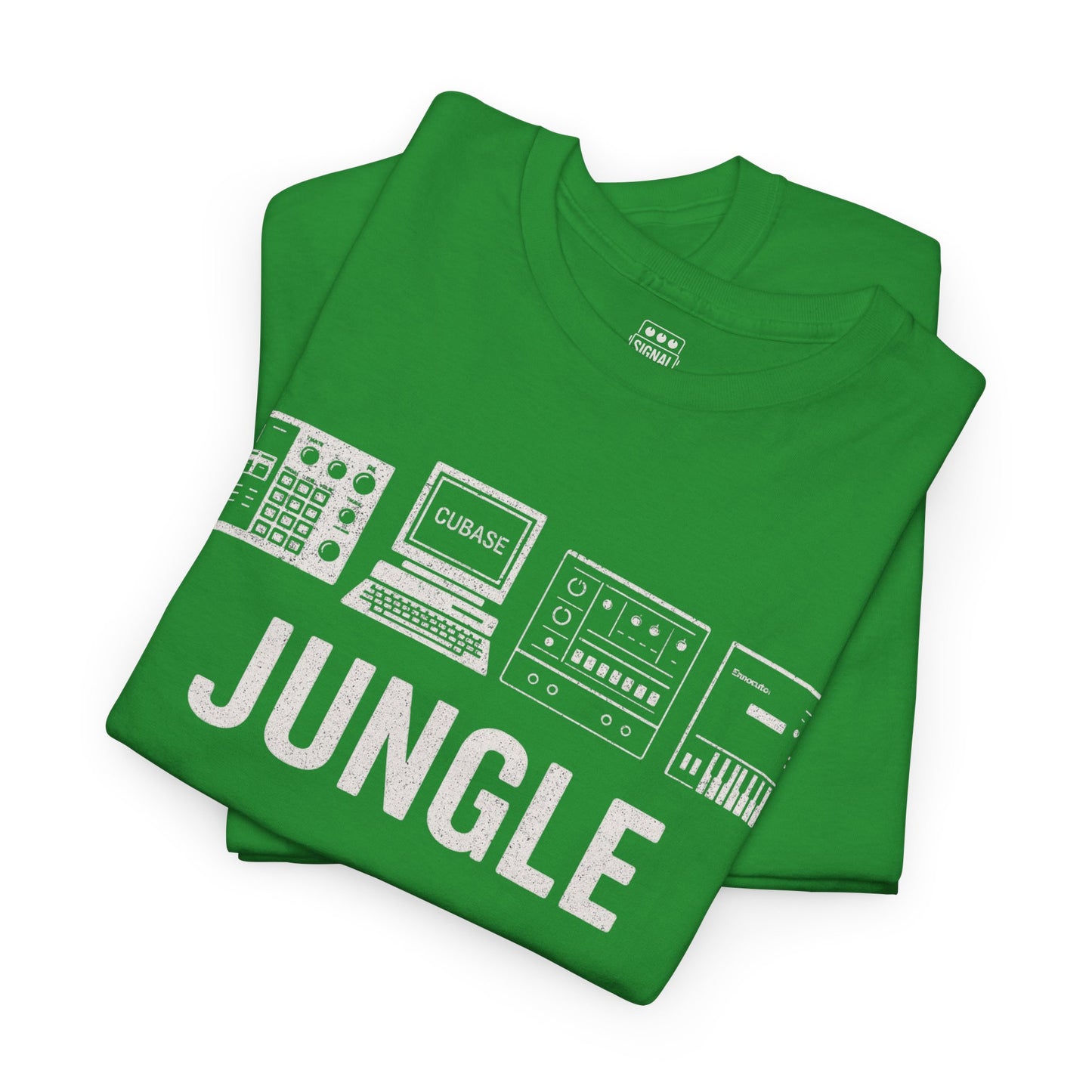 Jungle Music T-Shirt – Vintage Gear Graphic Tee for Drum & Bass and Rave Culture Fans