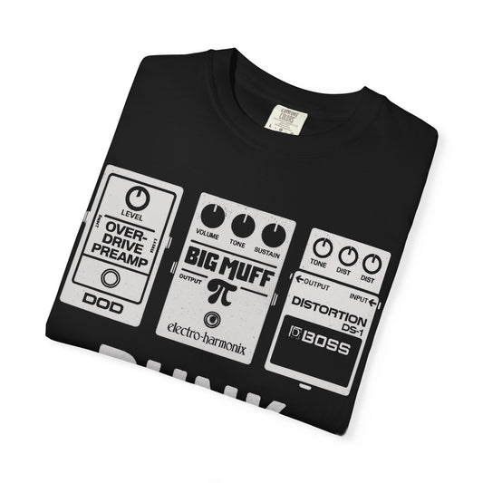 "Punk" Guitar Pedal T-Shirt — Raw Sound and DIY Spirit