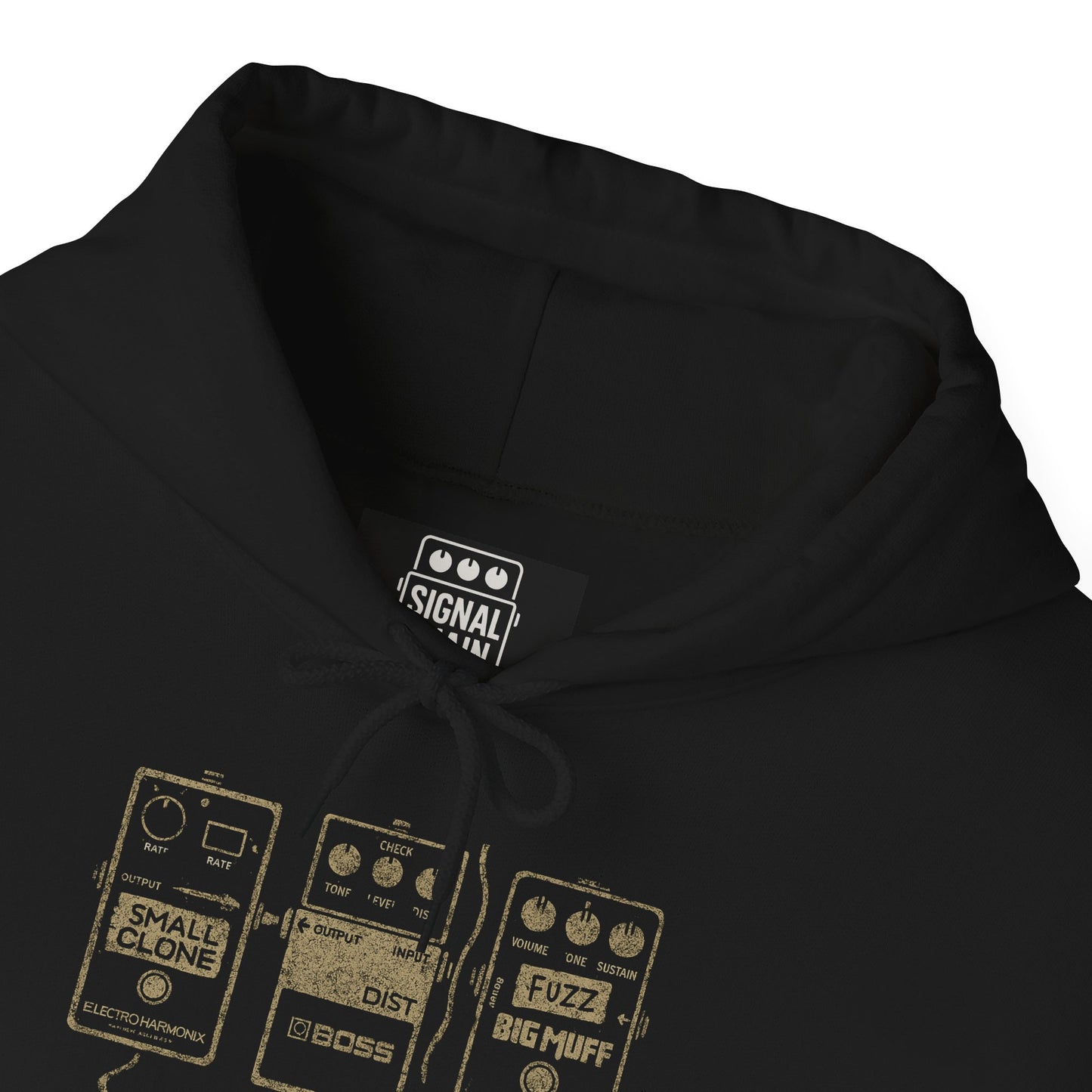 "Grunge" Hoodie — Unisex Pullover Hoodie Inspired by Iconic Guitar Pedals and 90s Alternative Sound