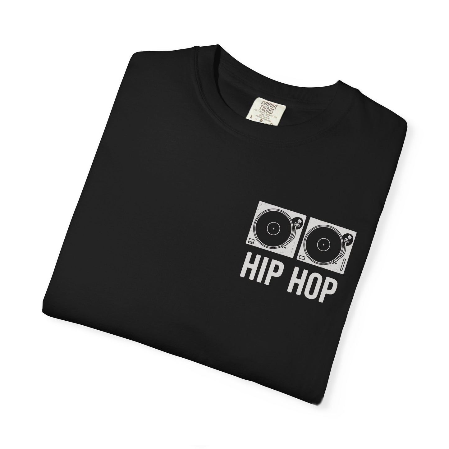 "Hip Hop" Turntable T-Shirt — for DJs, Producers, and Hip Hop Heads