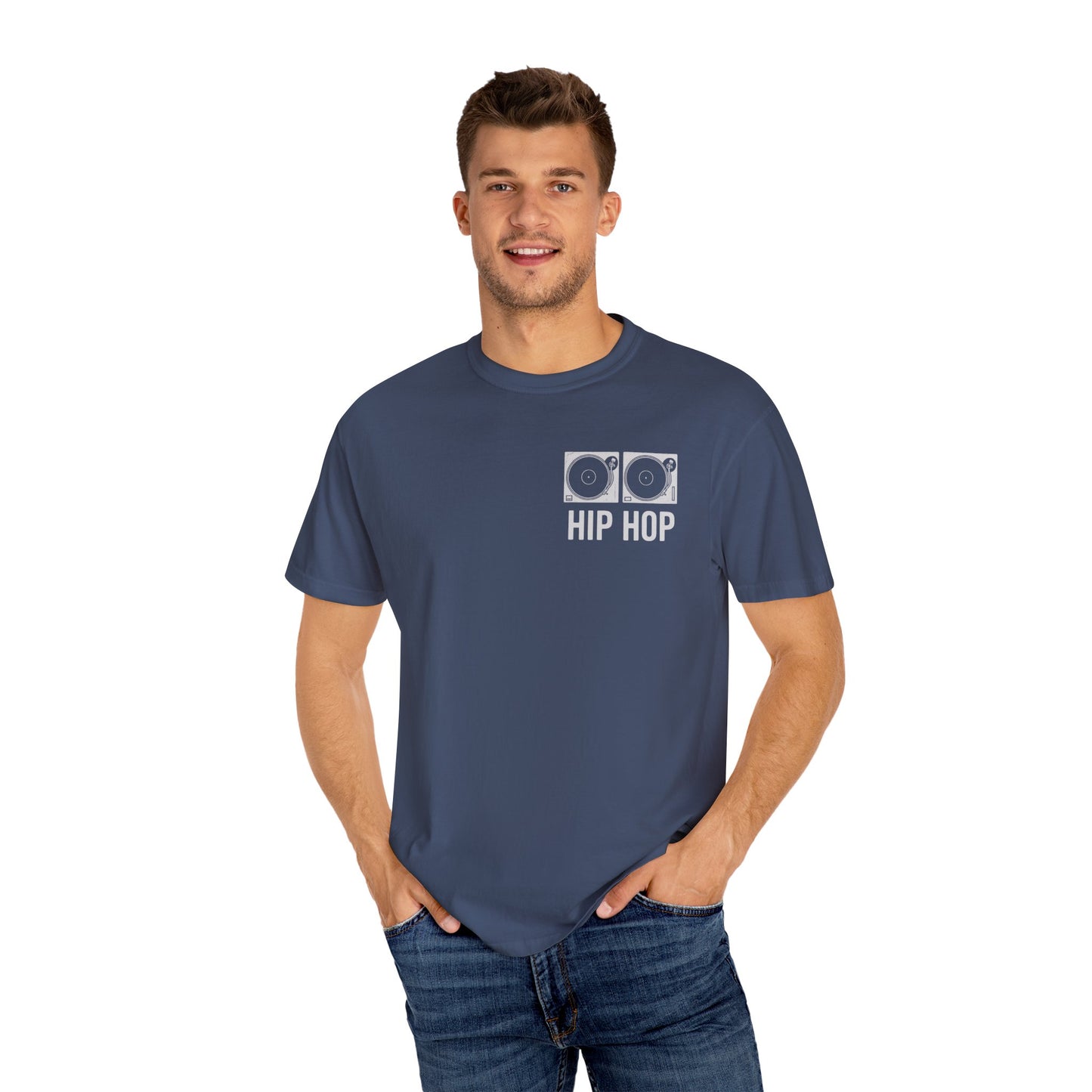 "Hip Hop" Turntable T-Shirt — for DJs, Producers, and Hip Hop Heads