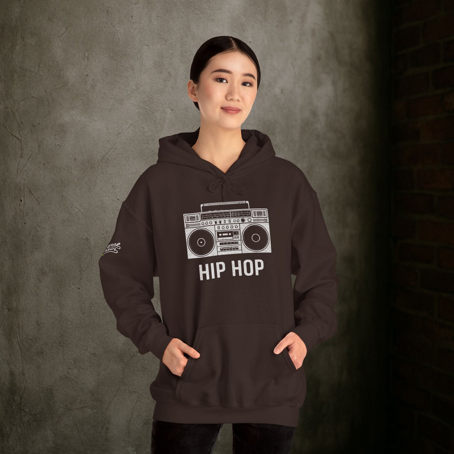 Hip Hop Boombox Hoodie – Retro Unisex Sweatshirt for Old School Music Lovers & Streetwear Fans