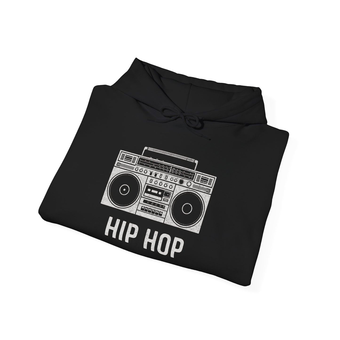 Hip Hop Boombox Hoodie – Retro Unisex Sweatshirt for Old School Music Lovers & Streetwear Fans