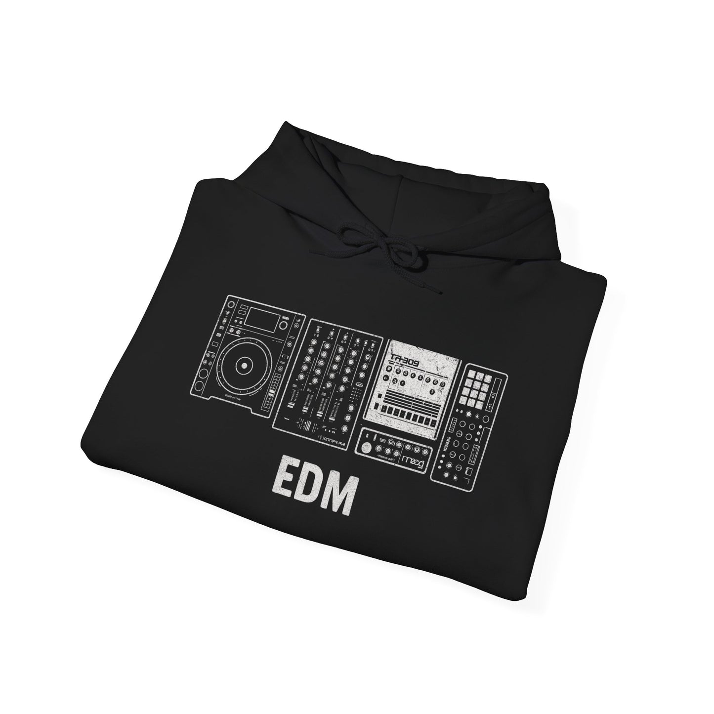 EDM Music Producer Hoodie – Unisex Heavy Blend Sweatshirt for DJs, Producers & Electronic Music Fans