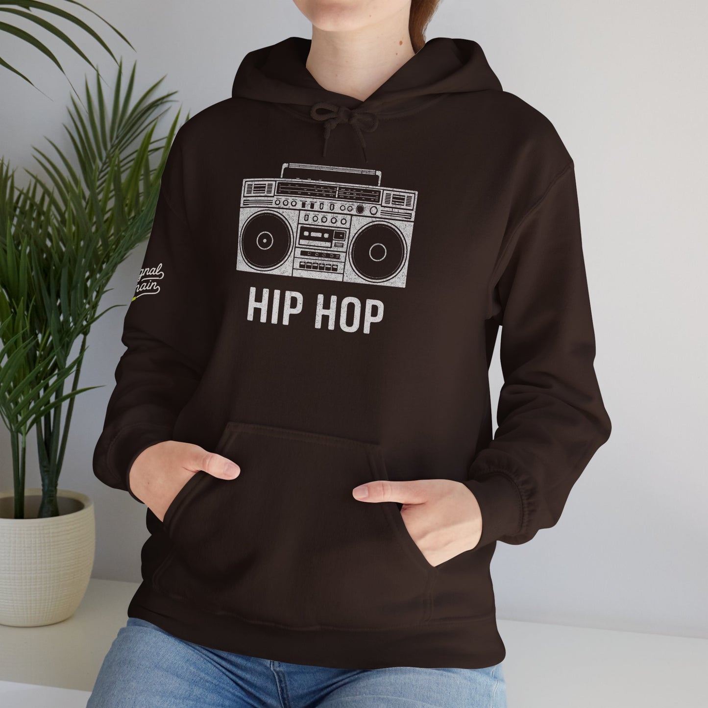 Hip Hop Boombox Hoodie – Retro Unisex Sweatshirt for Old School Music Lovers & Streetwear Fans
