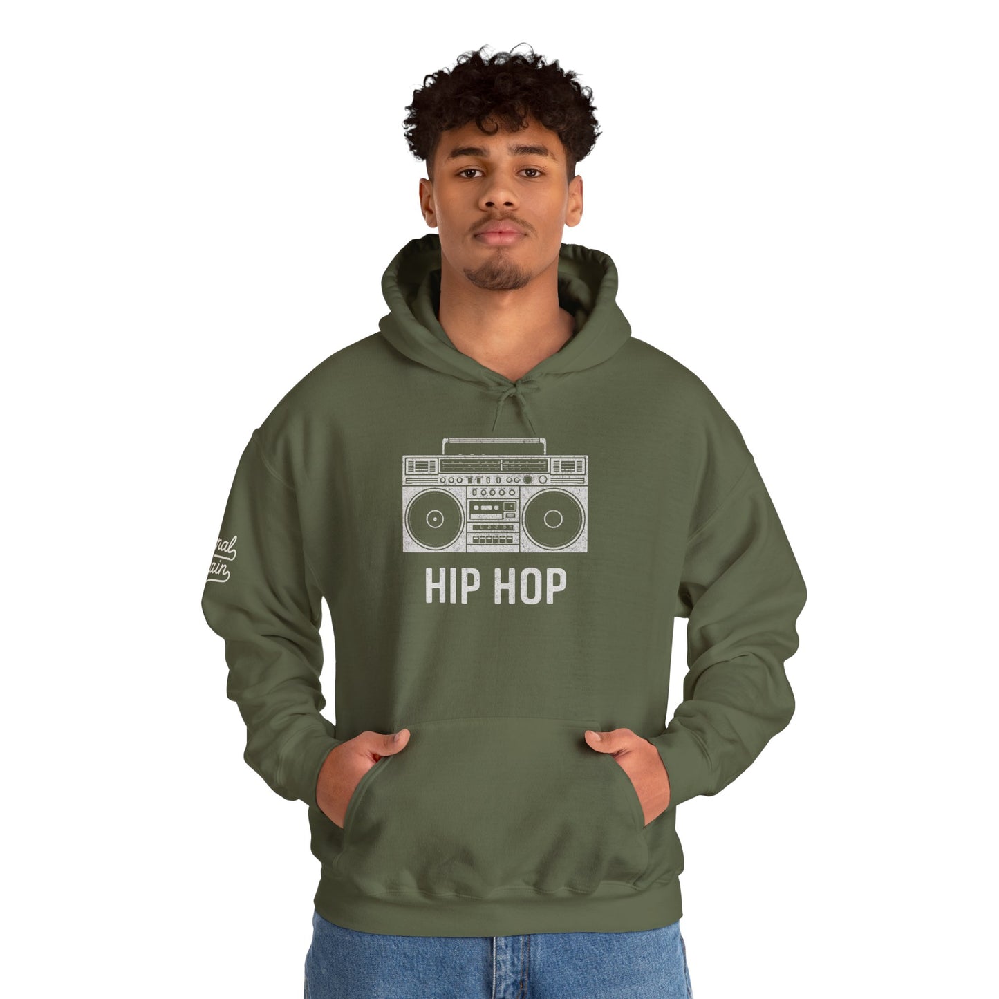 Hip Hop Boombox Hoodie – Retro Unisex Sweatshirt for Old School Music Lovers & Streetwear Fans