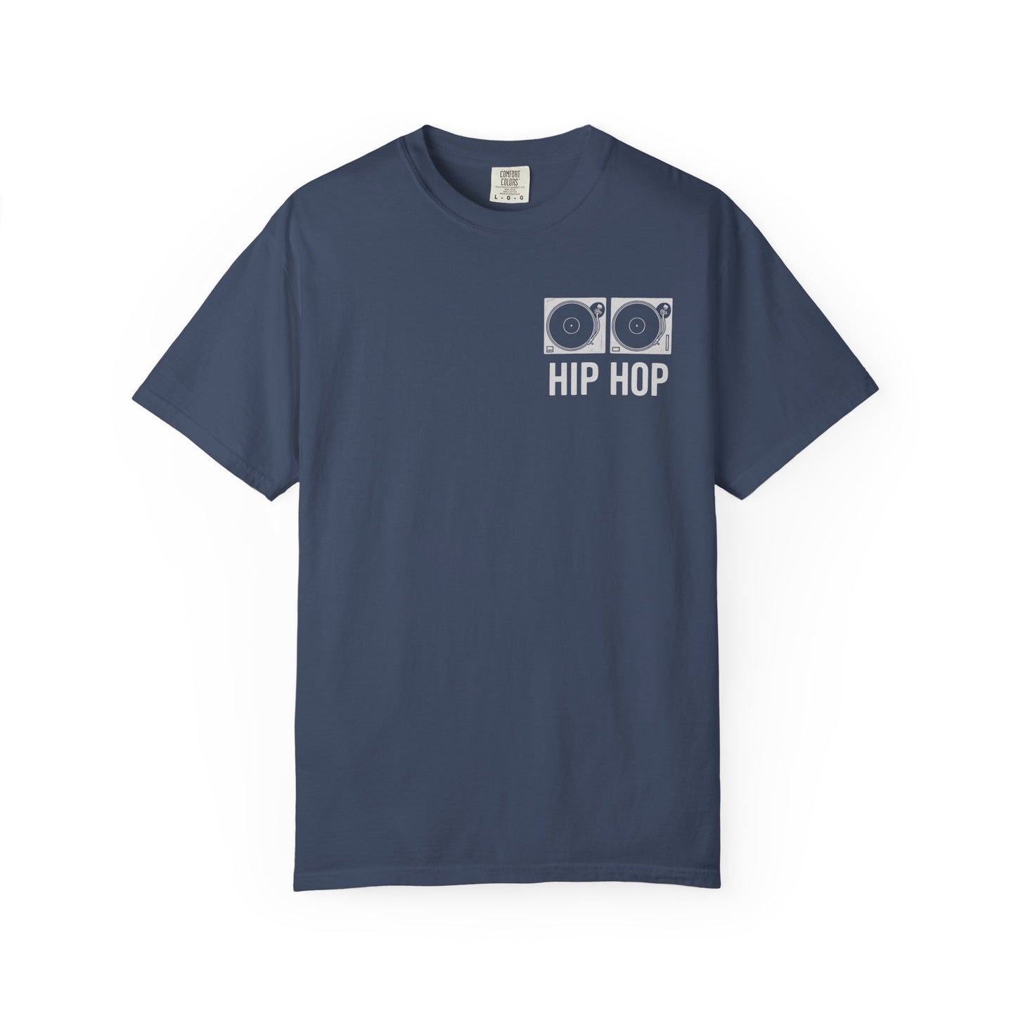 "Hip Hop" Turntable T-Shirt — for DJs, Producers, and Hip Hop Heads