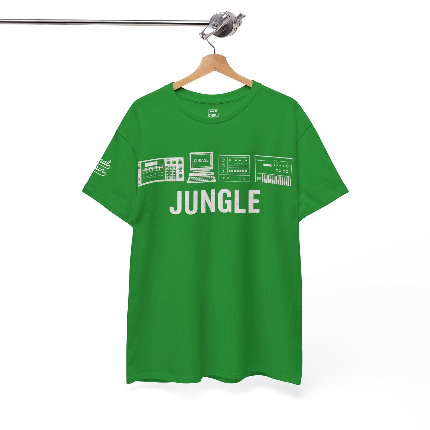 Jungle Music T-Shirt – Vintage Gear Graphic Tee for Drum & Bass and Rave Culture Fans