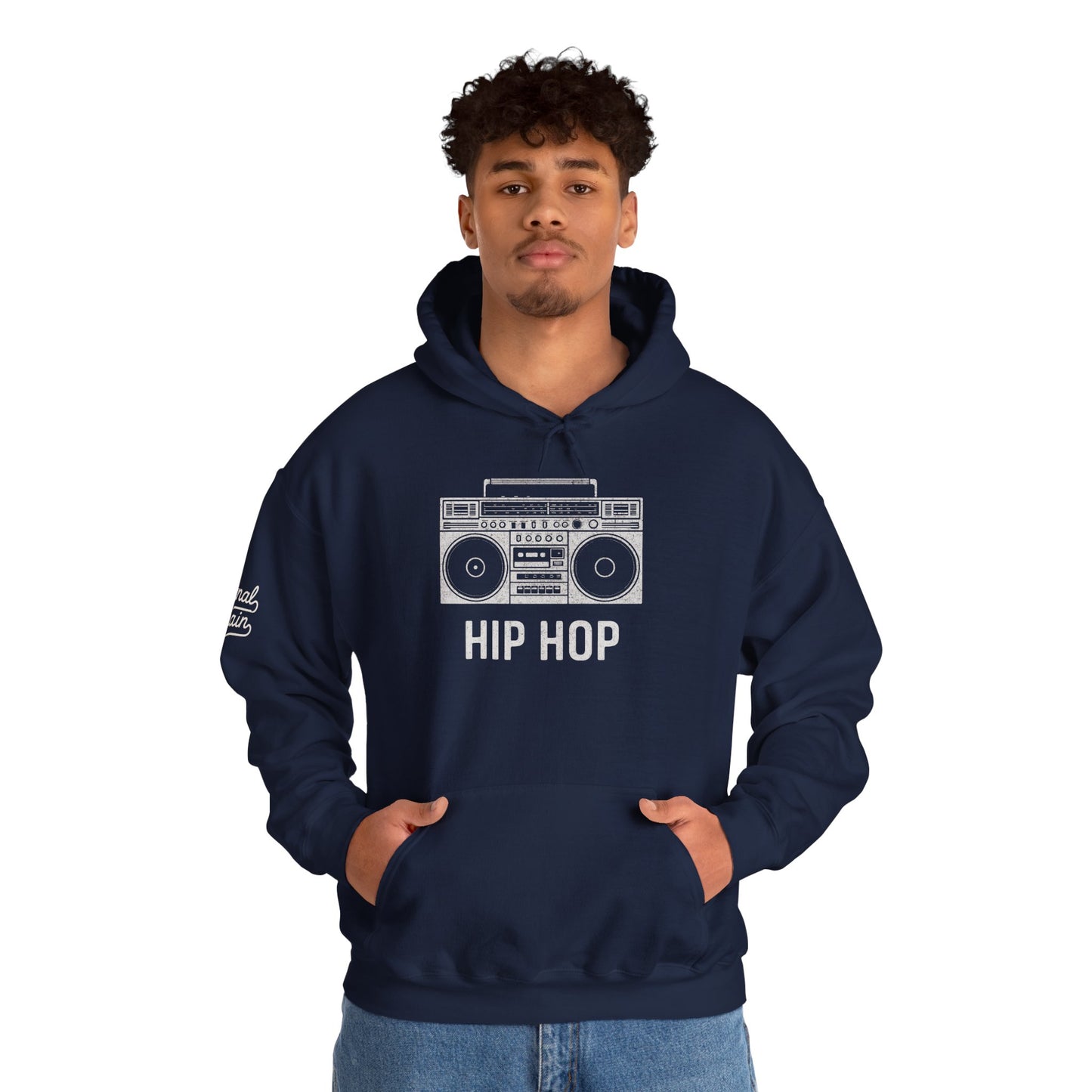 Hip Hop Boombox Hoodie – Retro Unisex Sweatshirt for Old School Music Lovers & Streetwear Fans