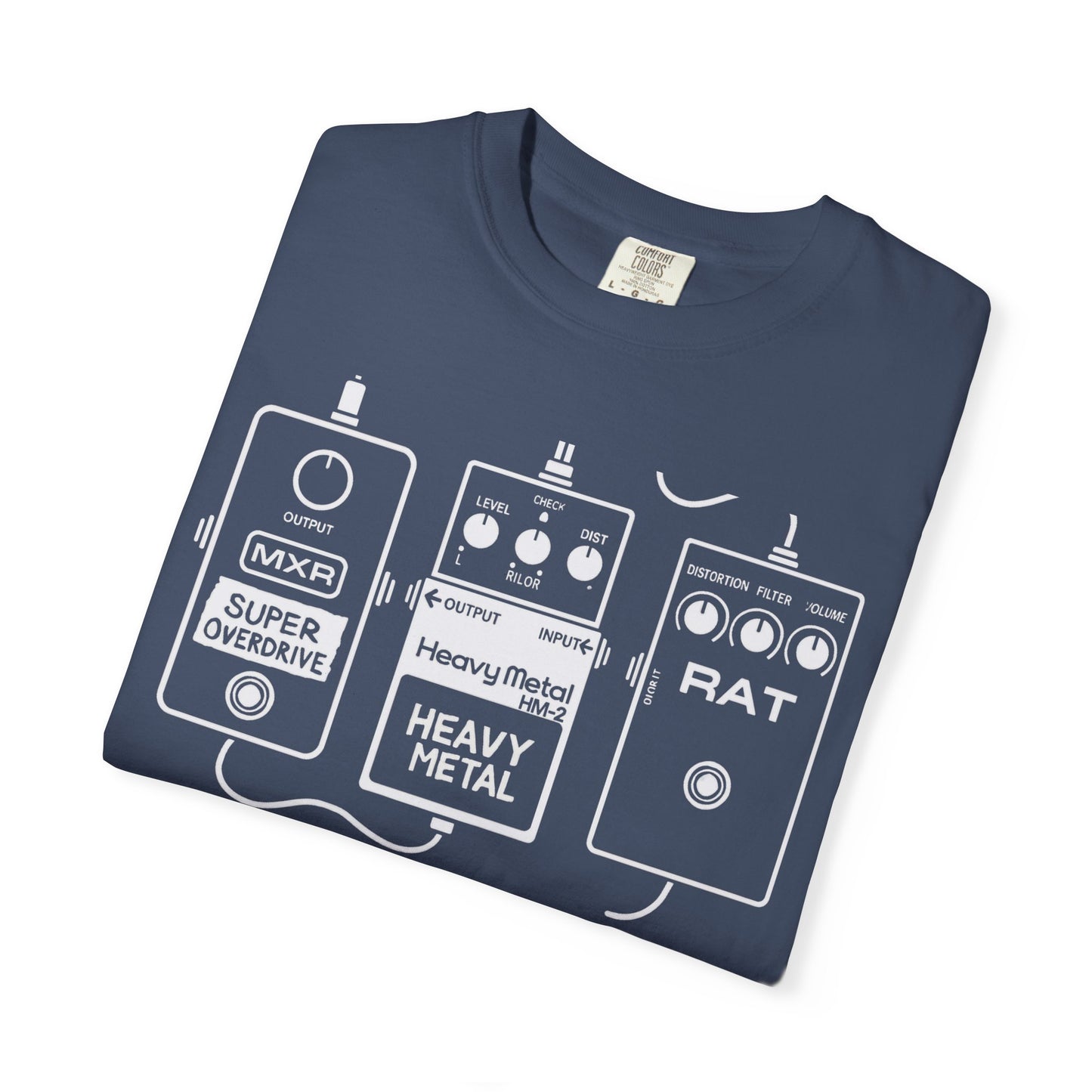 "Metal" Guitar Pedal T-Shirt — for Heavy Tone Lovers
