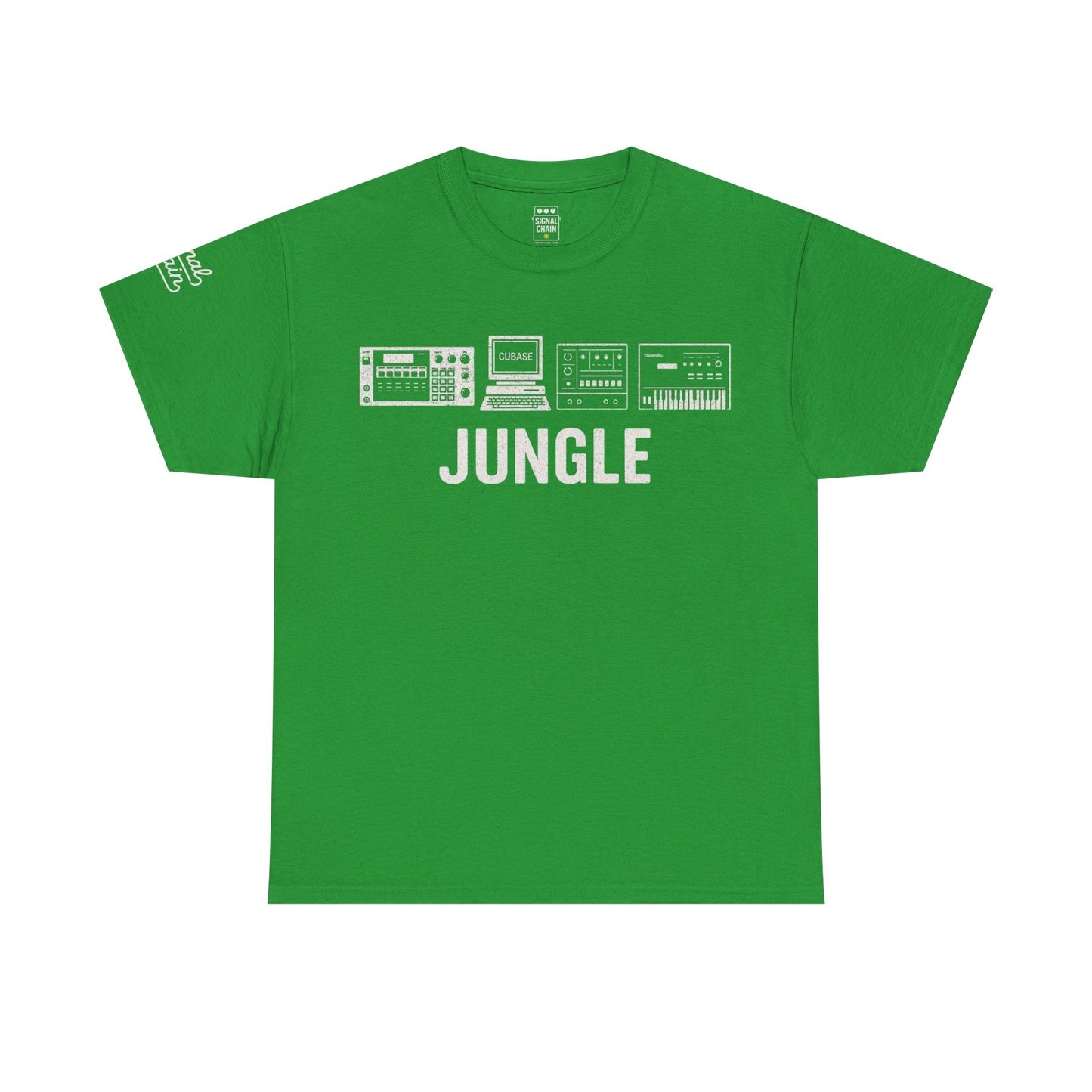 Jungle Music T-Shirt – Vintage Gear Graphic Tee for Drum & Bass and Rave Culture Fans
