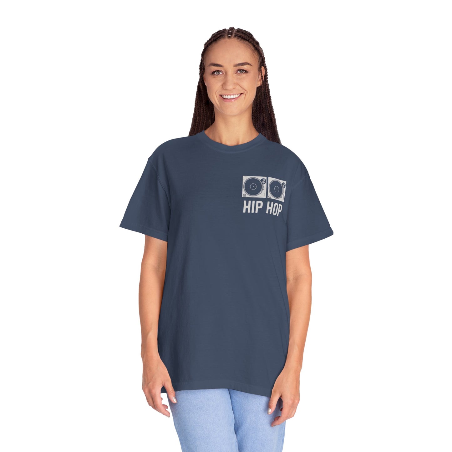 "Hip Hop" Turntable T-Shirt — for DJs, Producers, and Hip Hop Heads