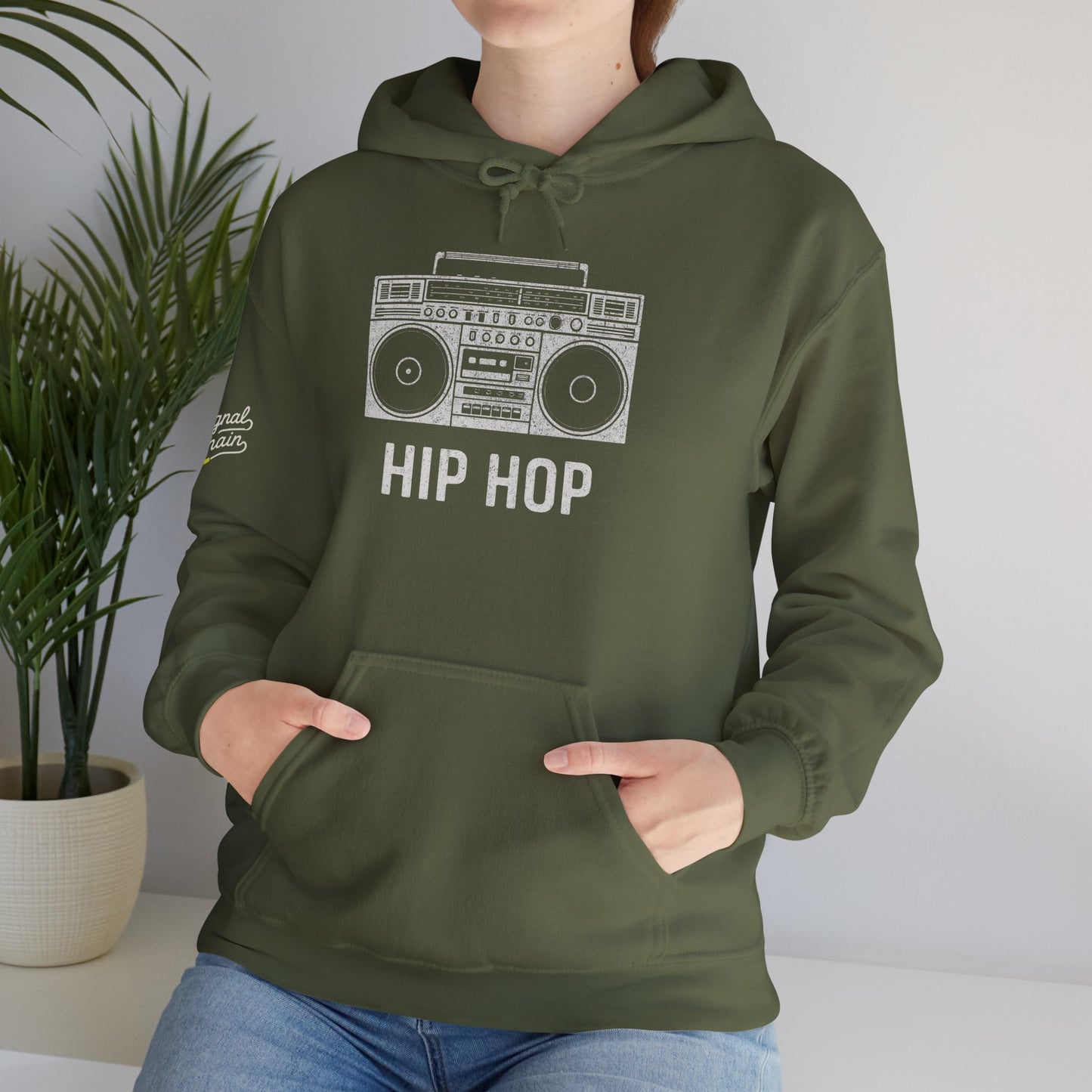 Hip Hop Boombox Hoodie – Retro Unisex Sweatshirt for Old School Music Lovers & Streetwear Fans