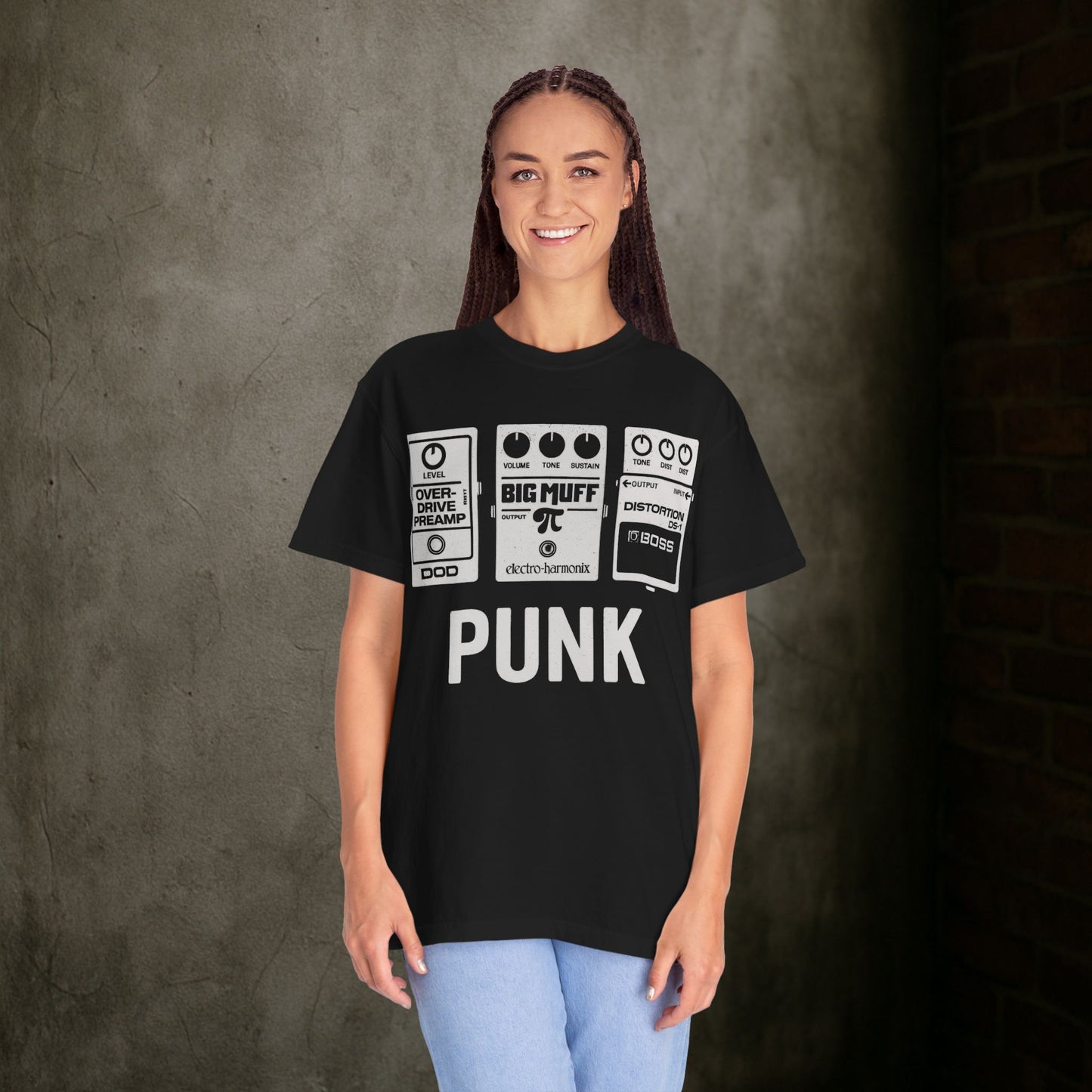 "Punk" Guitar Pedal T-Shirt — Raw Sound and DIY Spirit