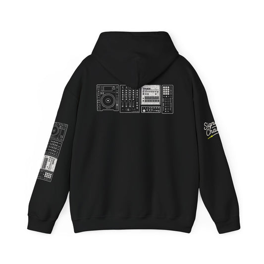 EDM Music Producer Hoodie – Unisex Heavy Blend Sweatshirt for DJs, Producers & Electronic Music Fans