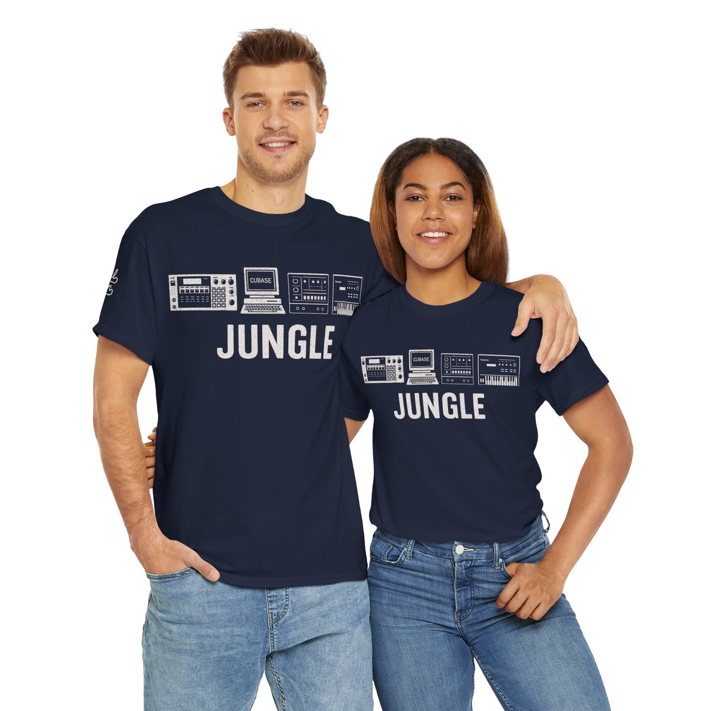 Jungle Music T-Shirt – Vintage Gear Graphic Tee for Drum & Bass and Rave Culture Fans