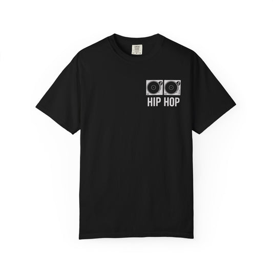 "Hip Hop" Turntable T-Shirt — for DJs, Producers, and Hip Hop Heads